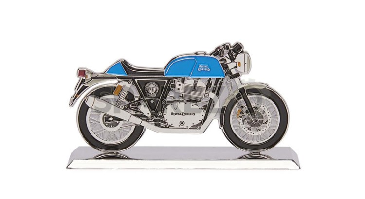 Royal Enfield Continental GT 650 2D Scale Model Electric Blue - SPAREZO
